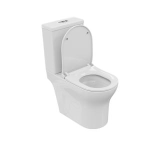 WC compact Ecolet 3.0 – chasse d'eau Tornado et abattant à fermeture douce, hygiénique et économe en eau - Image supplémentaire