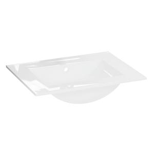 Lavabo pour meuble Austin 600 – vasque compacte en céramique blanche - Image principale