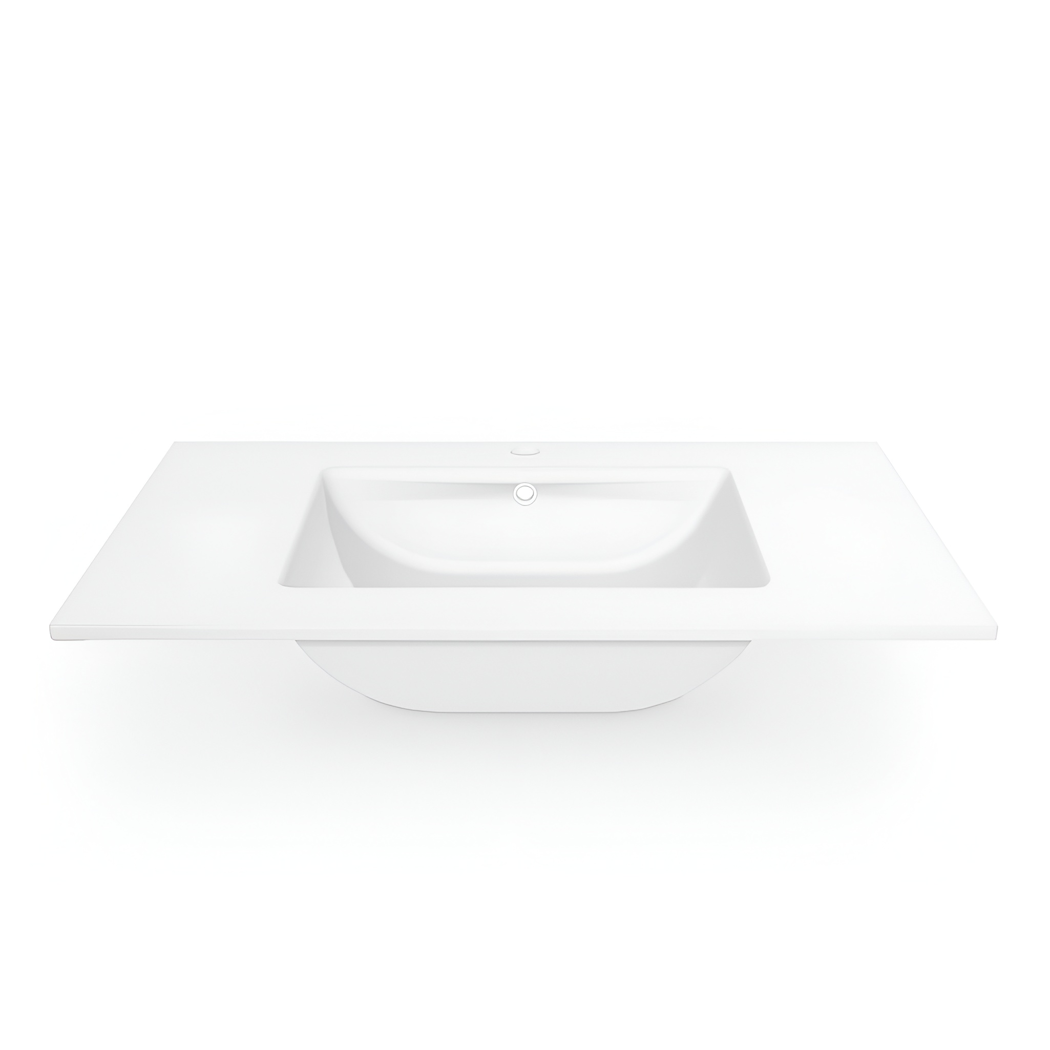 Lavabo Dakota 760 en céramique blanche pour meuble sous-vasque