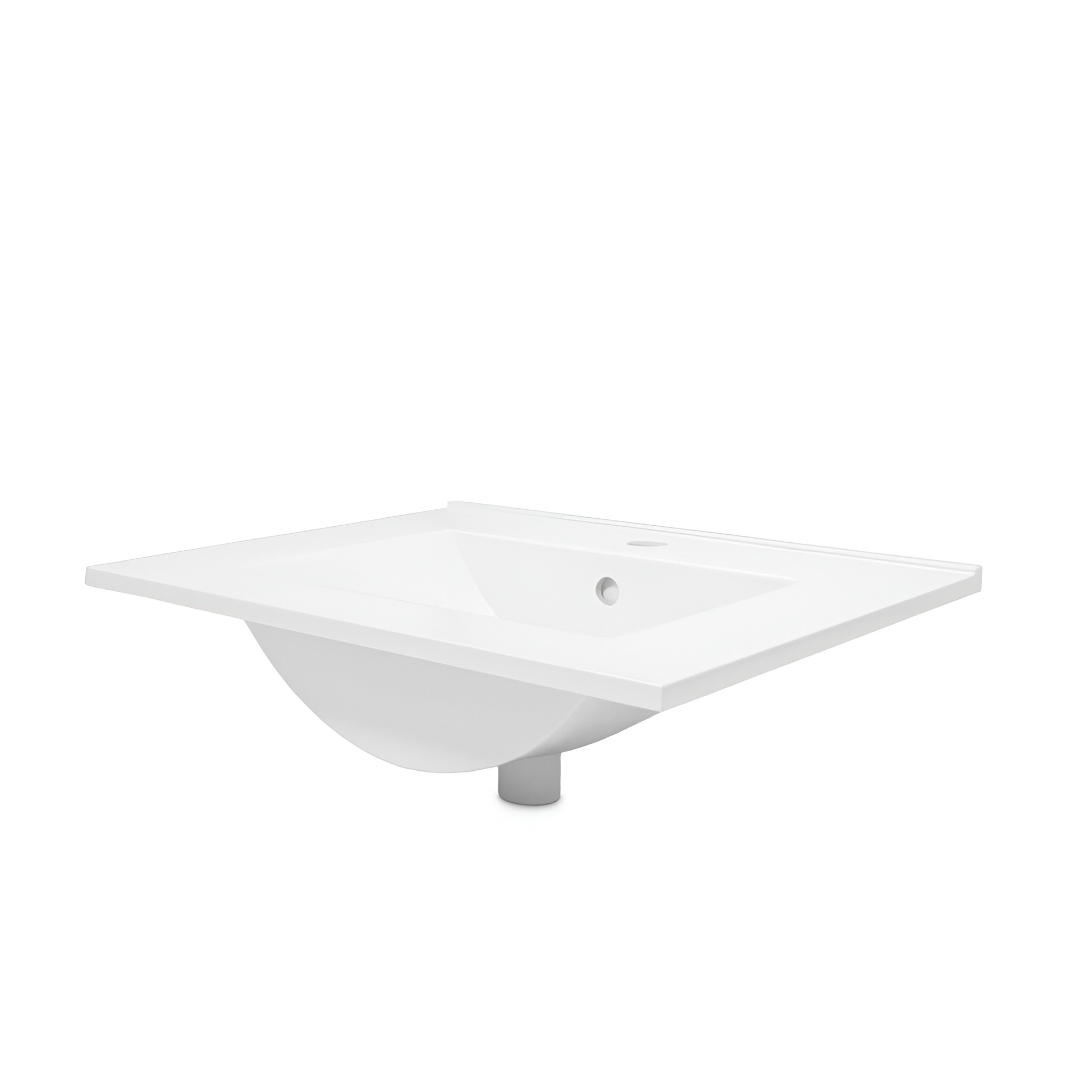 Lavabo FLORYDA 500 de la série FLORYDA, céramique blanc brillant