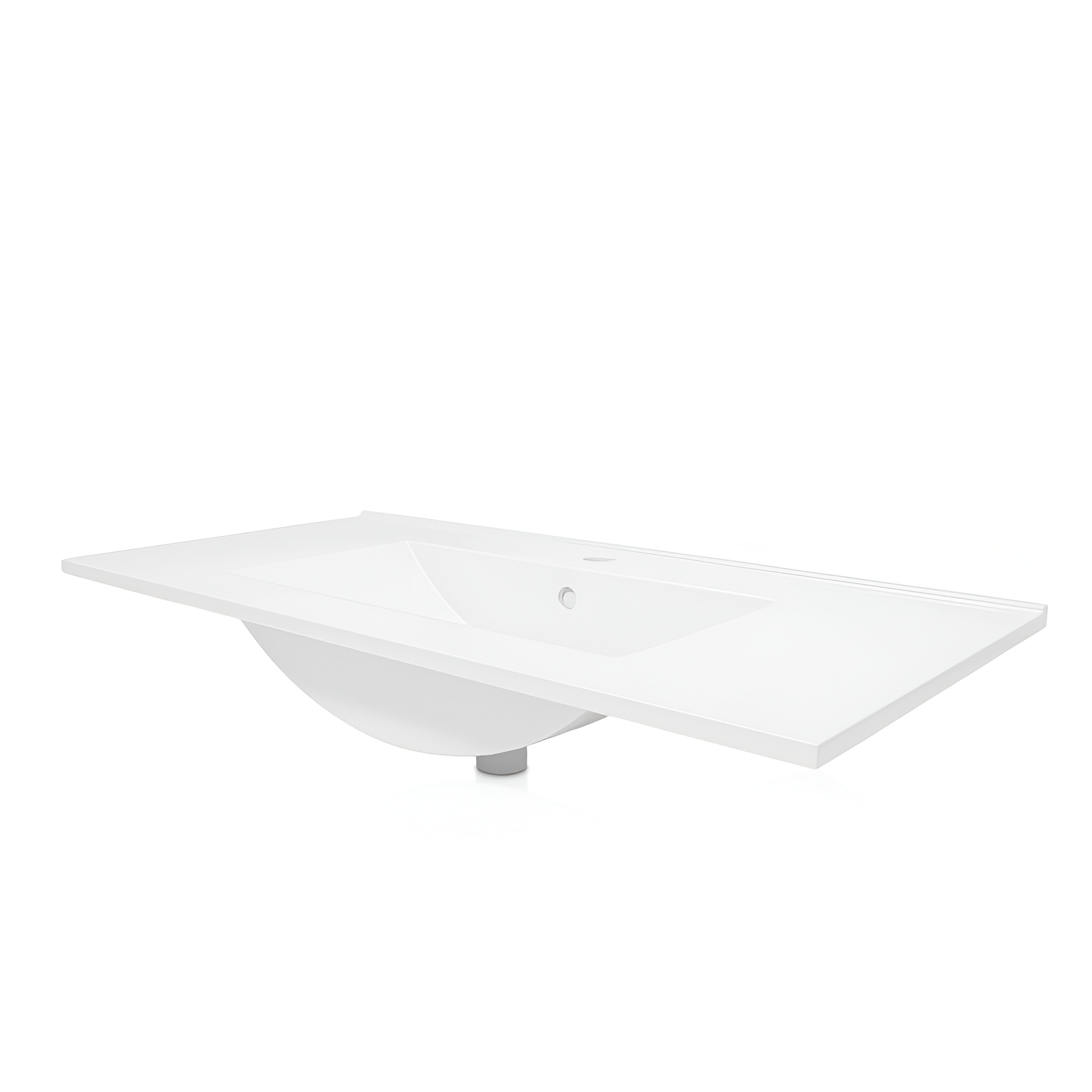 Lavabo FLORYDA 800 de la série FLORYDA, céramique blanc brillant