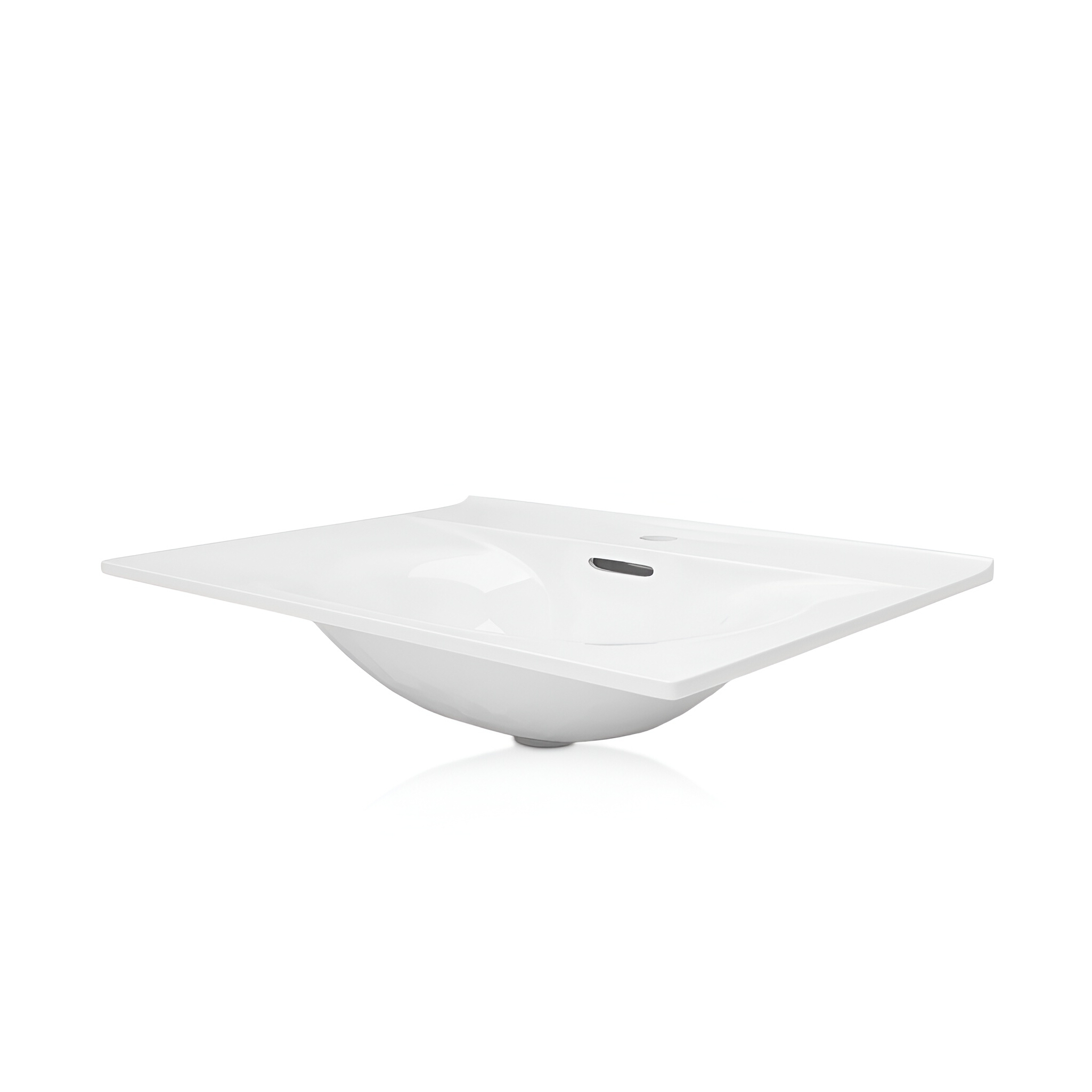 Lavabo KOLORADO 600 blanc brillant avec perçage pour robinetterie