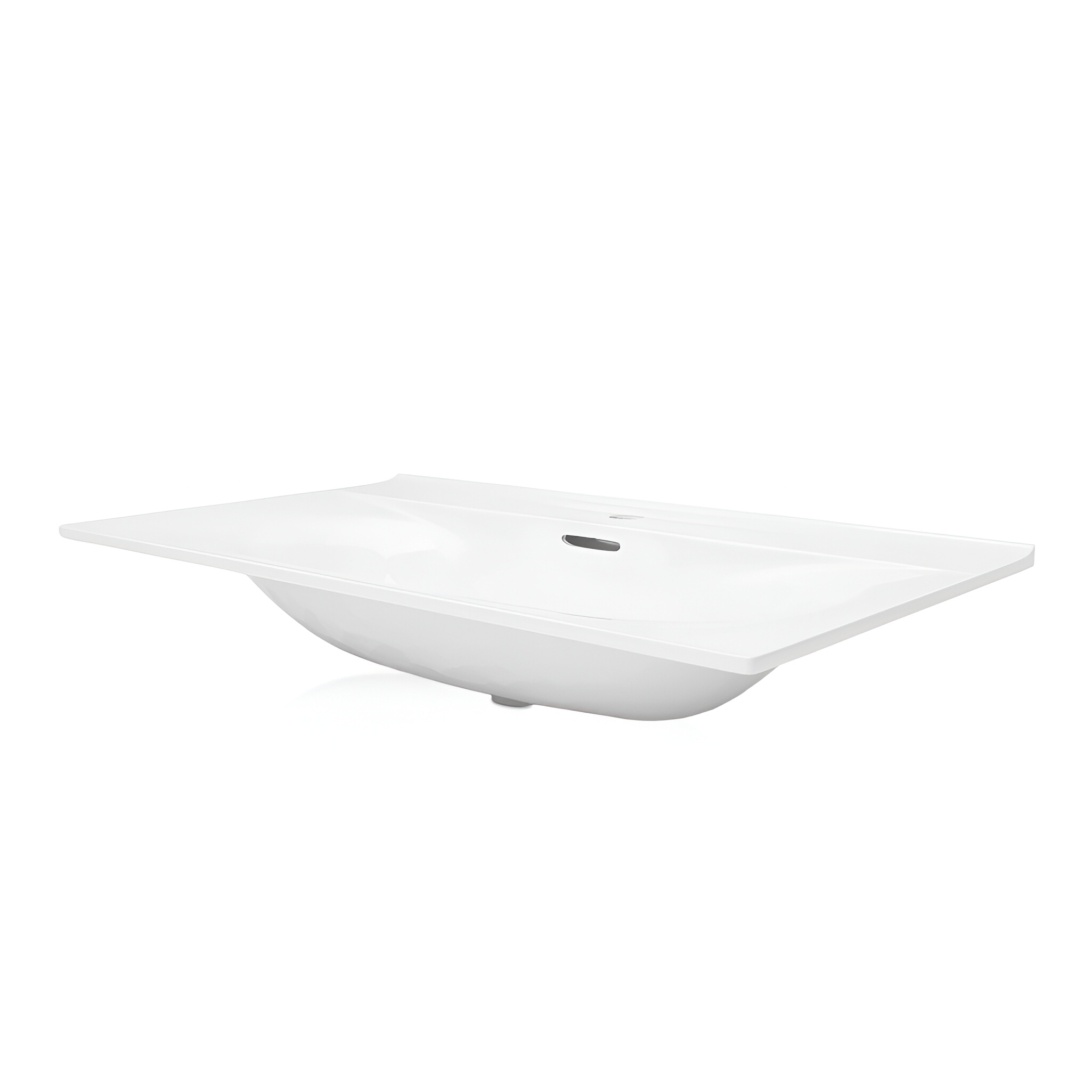 Lavabo KOLORADO 800 blanc brillant pour meuble sous-vasque de 80 cm