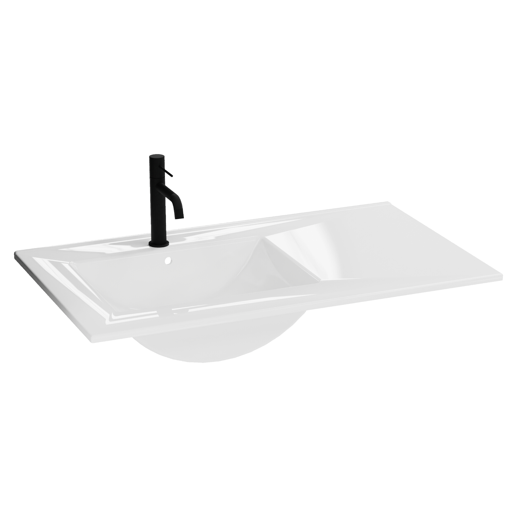 Lavabo de meuble Mime 910 – céramique blanche, fonctionnel et élégant