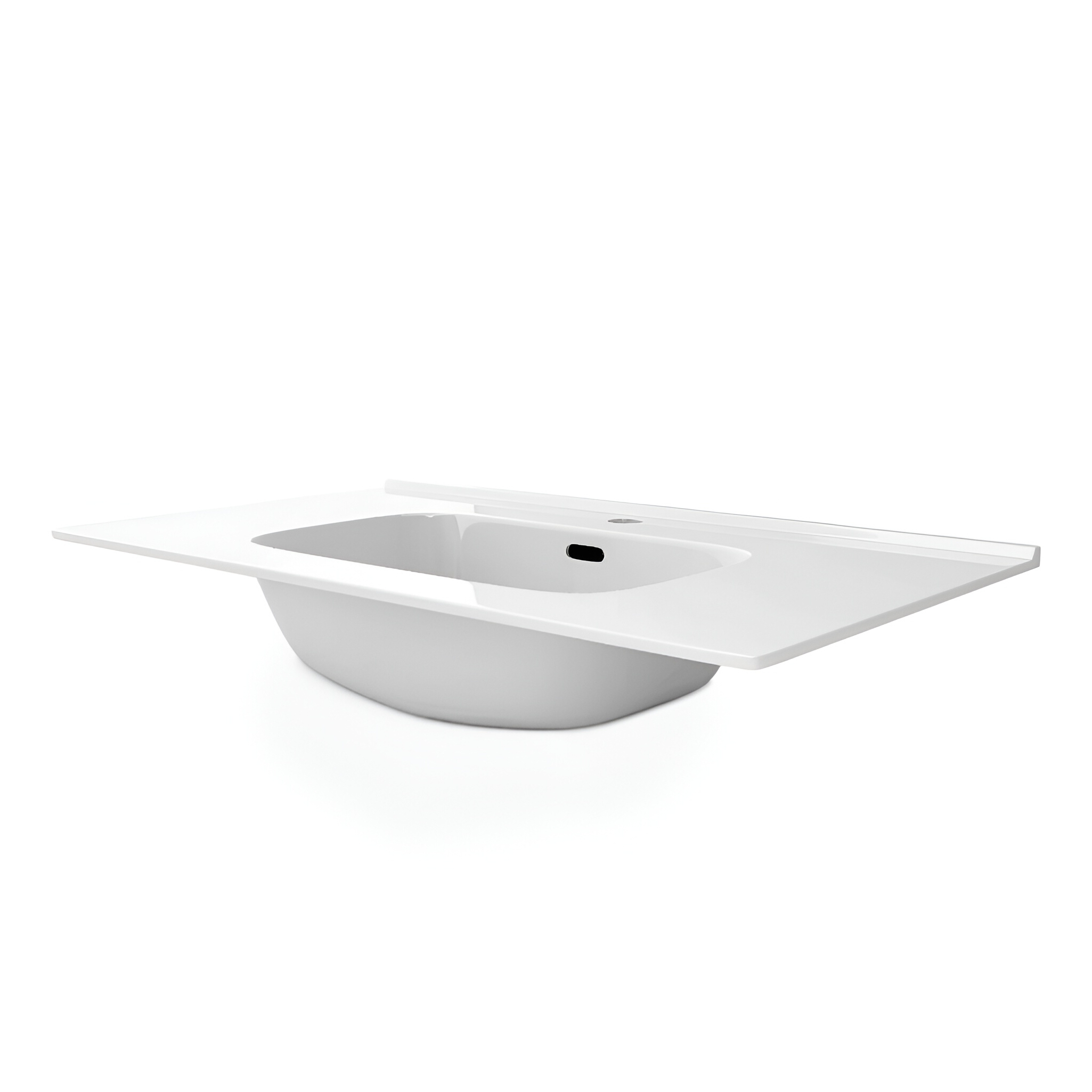 Vasque Minnesota 80 cm blanc brillant pour meuble sous-vasque de 80 cm