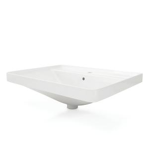 Lavabo pour meuble NEVADA 600 – rectangulaire, blanc - Image supplémentaire