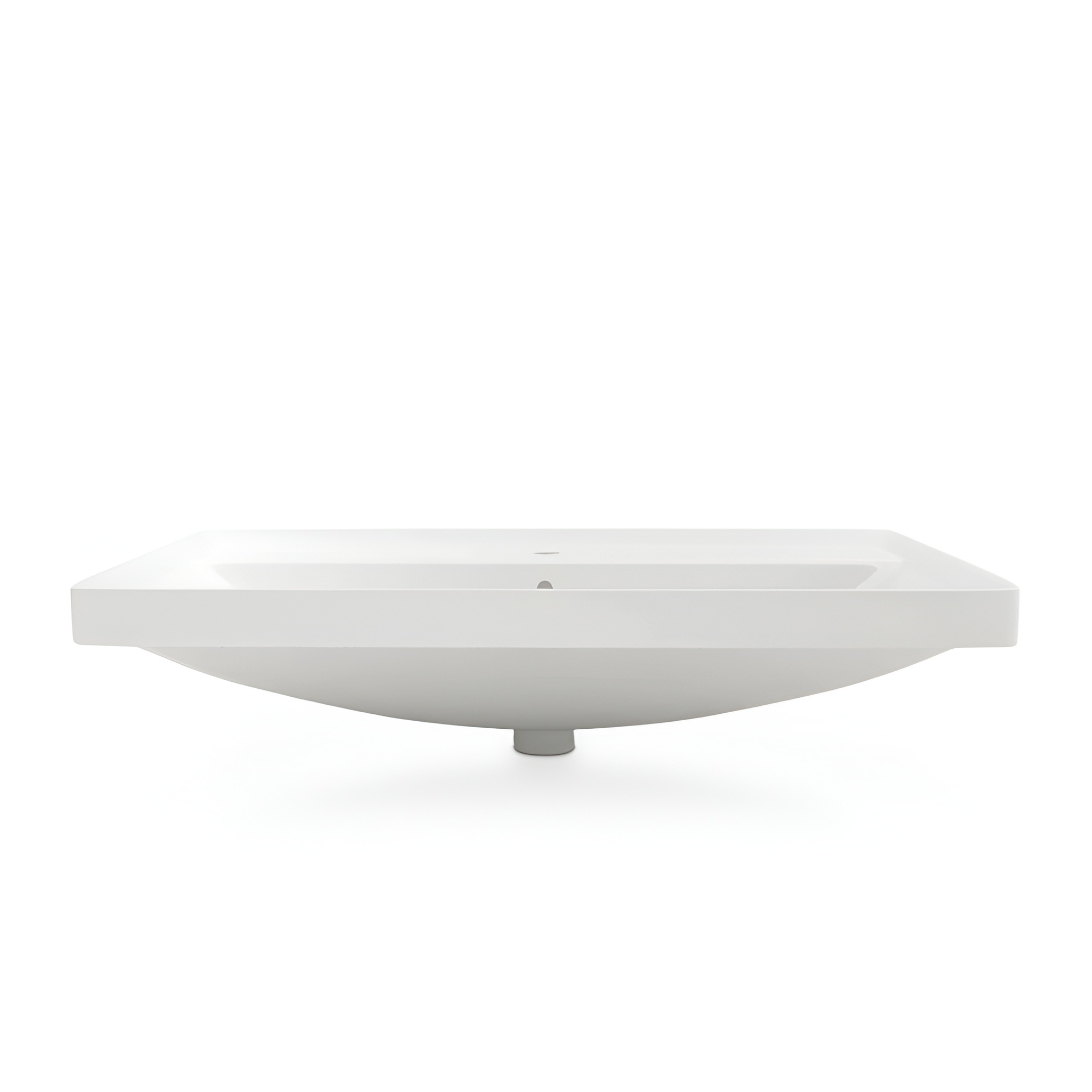 Lavabo NEVADA 800 pour meuble sous-vasque, céramique blanc brillant