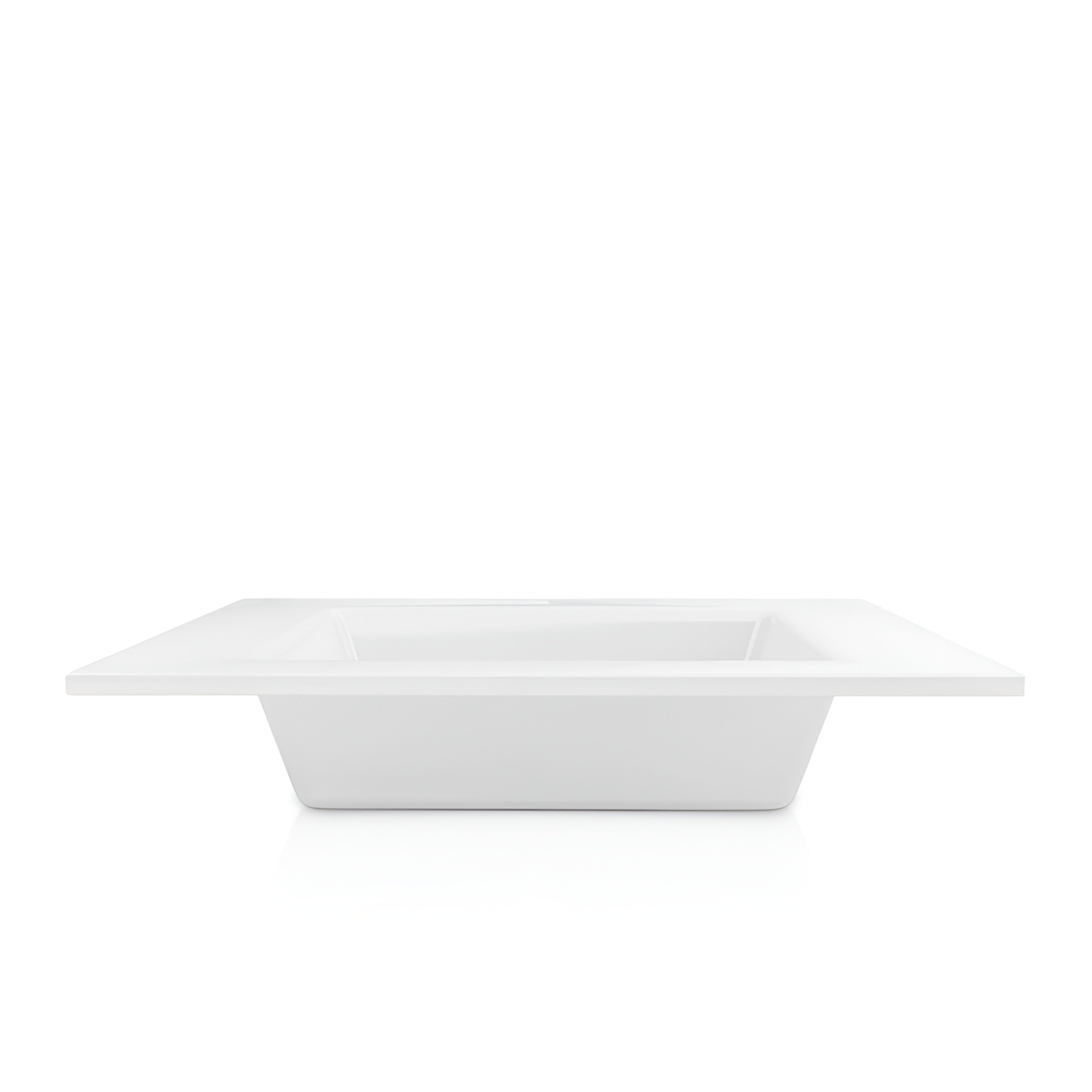 Provo 600, lavabo pour meuble blanc brillant avec trou de robinetterie
