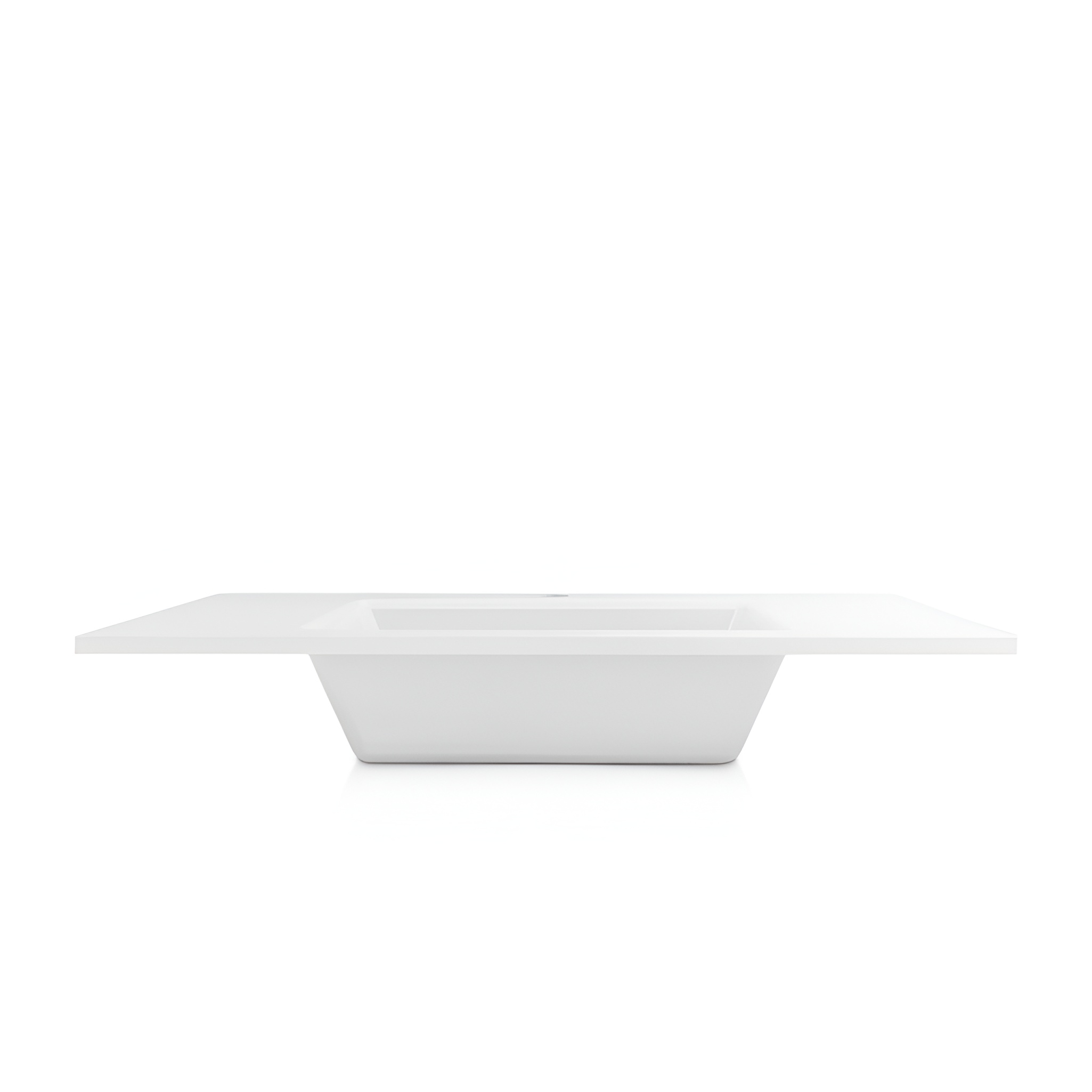 Lavabo pour meuble Salem 800 de 80 cm en blanc brillant