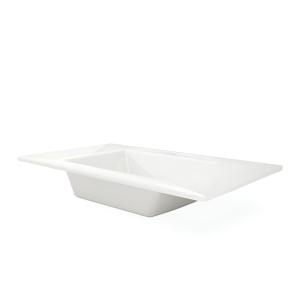 Lavabo pour meuble Tulsa 800, 80 cm – design sobre et finition haut de gamme - Image supplémentaire