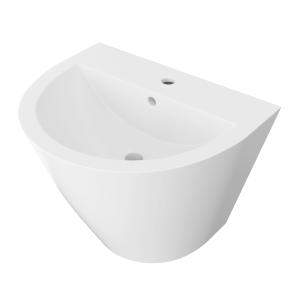 Lavabo suspendu ALSOLA – une élégance harmonieuse en blanc - Image principale