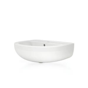 Lavabo suspendu en céramique Bart 500 – 50 cm - Image supplémentaire