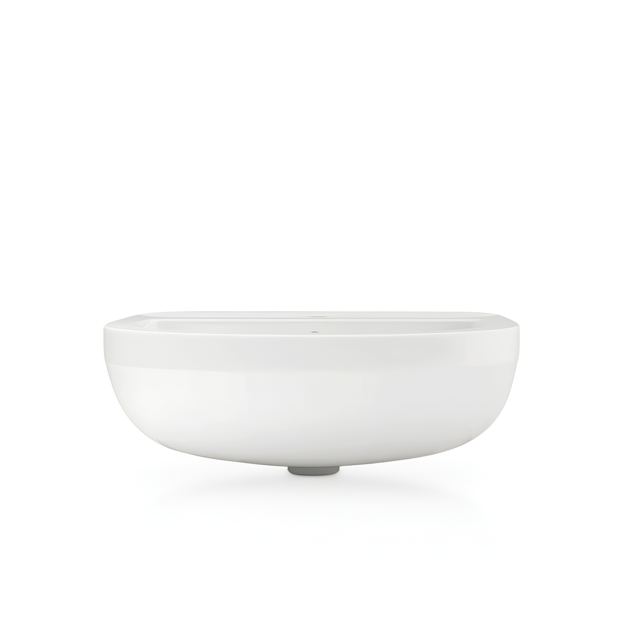 Lavabo Bart 500 en céramique blanche avec trou pour robinetterie
