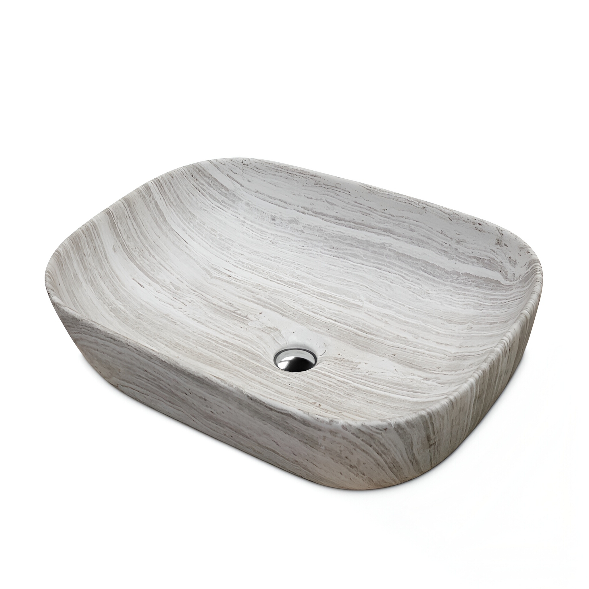 Vasque Arke blanche aux proportions classiques