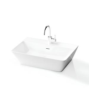 Vasque à poser Cabrera – design élancé pour les petites salles de bains - Image supplémentaire