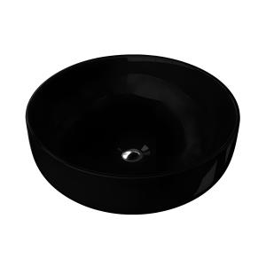 Vasque à poser CORDOBA BLACK – ronde et noir mat - Image principale