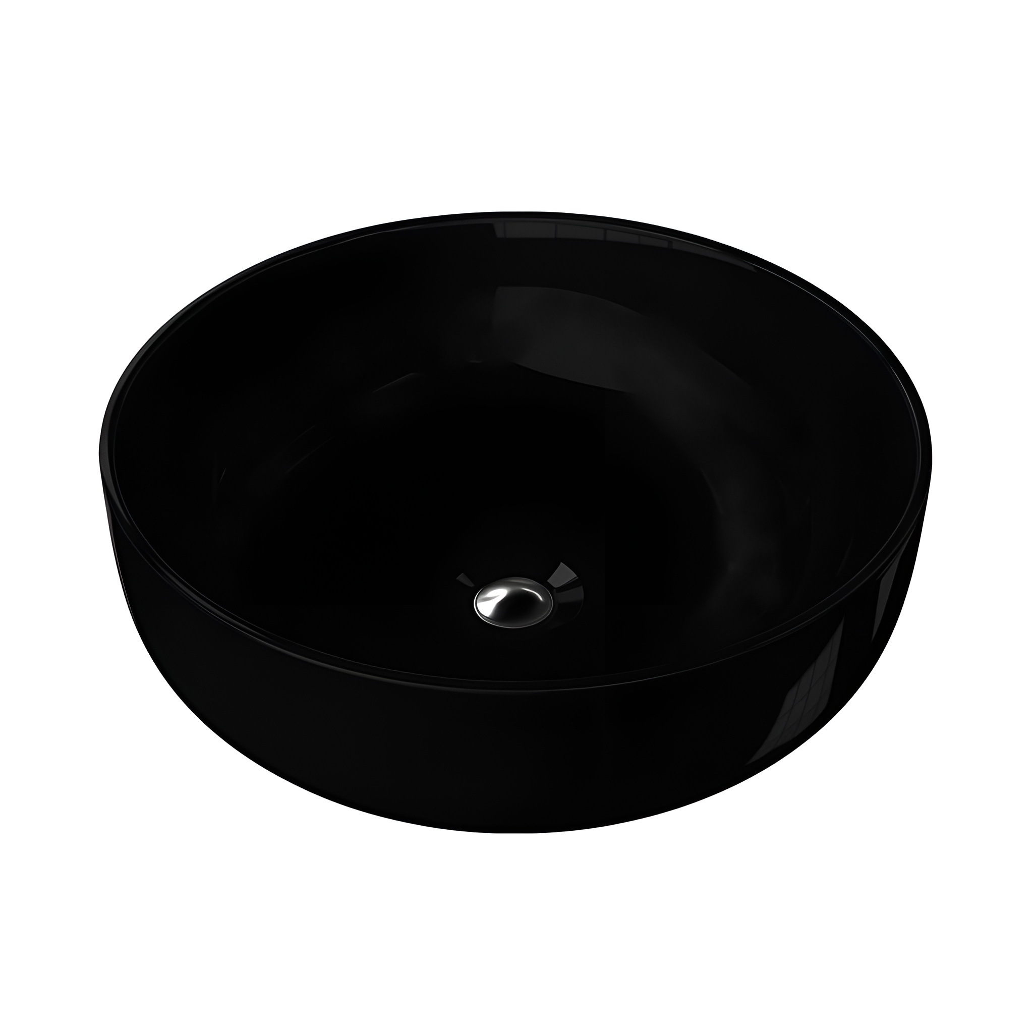 Vasque à poser CORDOBA BLACK – ronde et noir mat