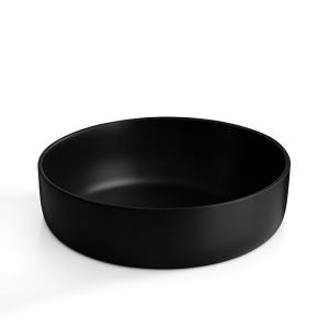 Vasque à poser CORDOBA BLACK – ronde et noir mat - Image supplémentaire