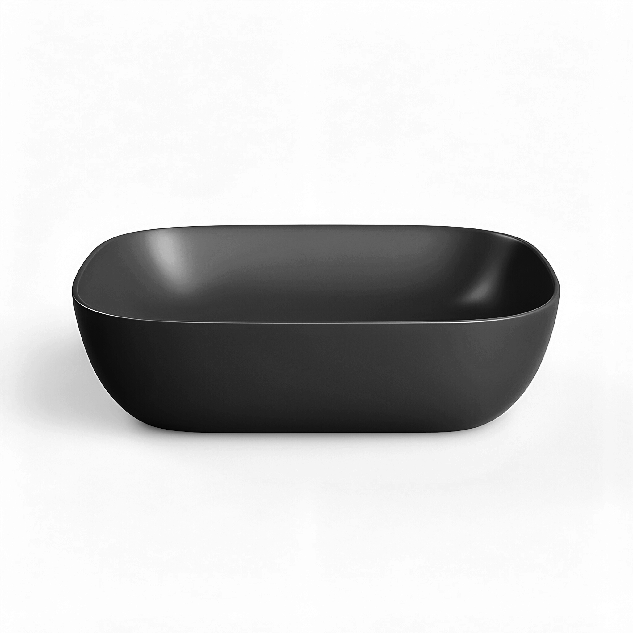 Vasque à poser Costa Black en céramique noir mat
