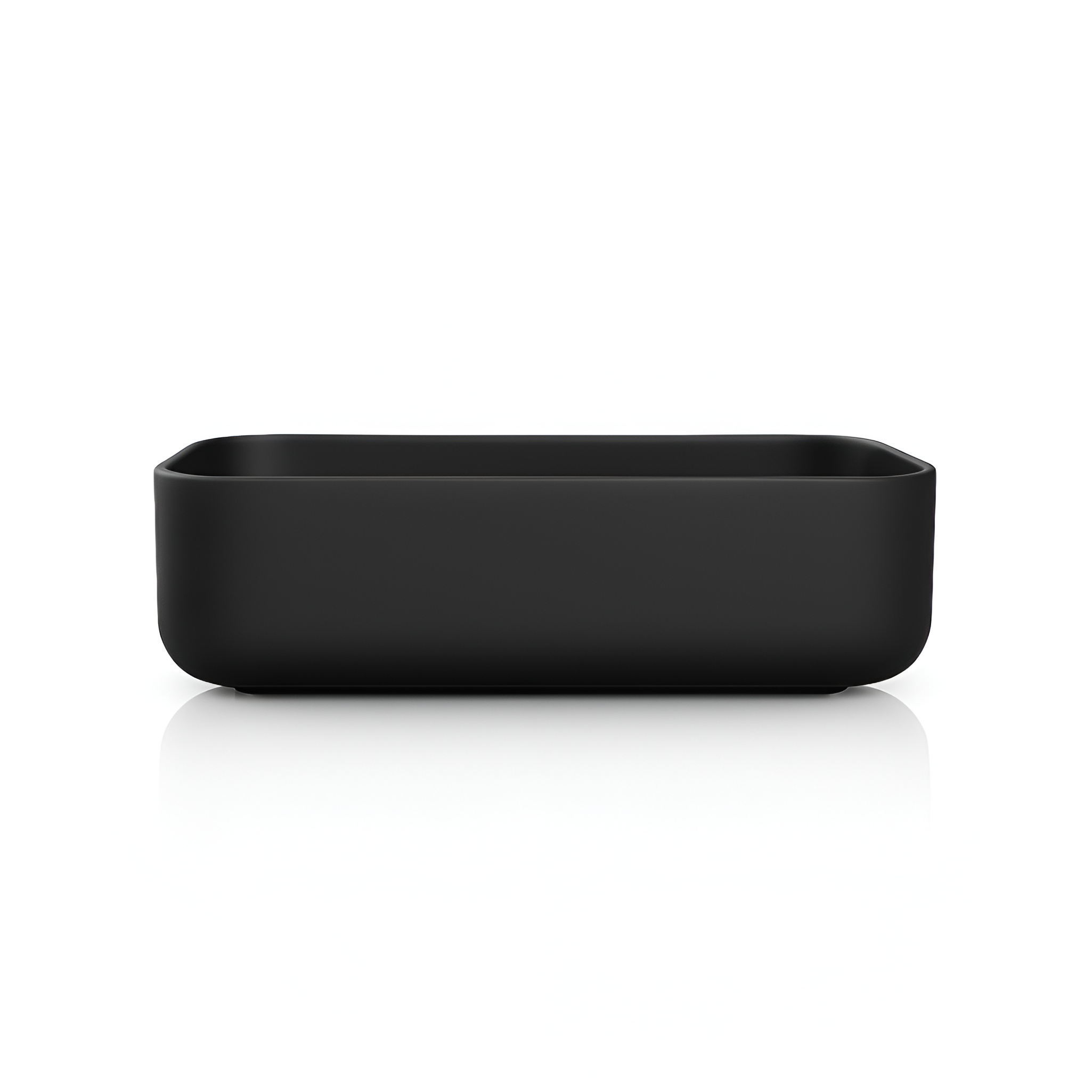 Vasque à poser GALERA noir mat, forme rectangulaire