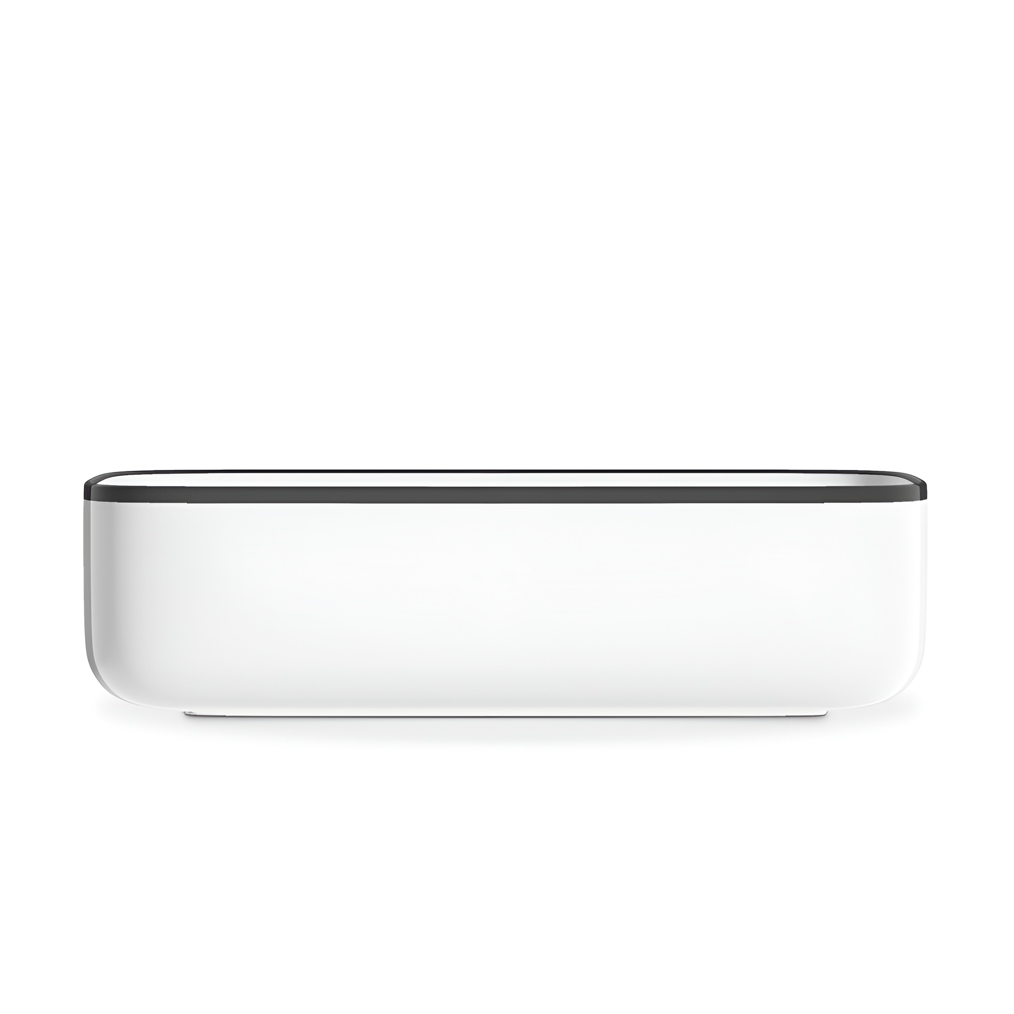 Vasque à poser Galera Black Line en céramique blanc brillant