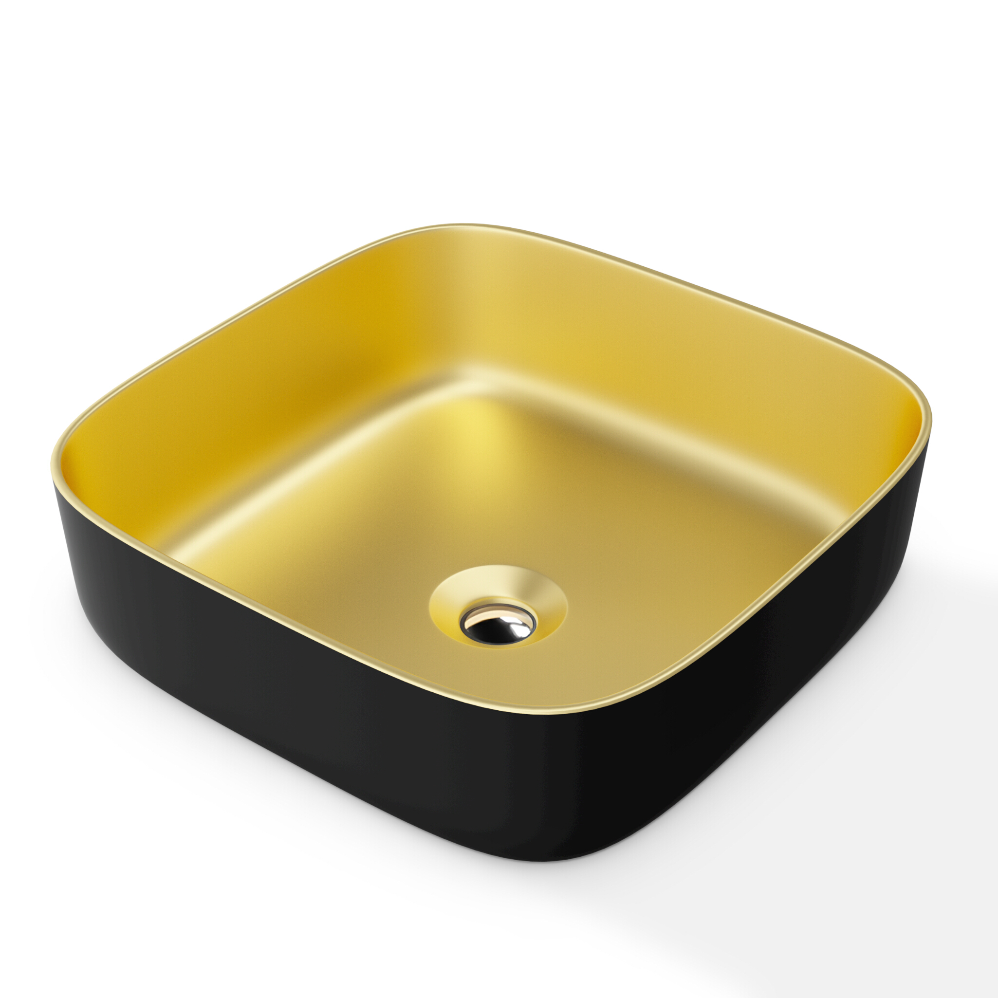 Vasque Galera Mini or/noir au bord fin, format compact