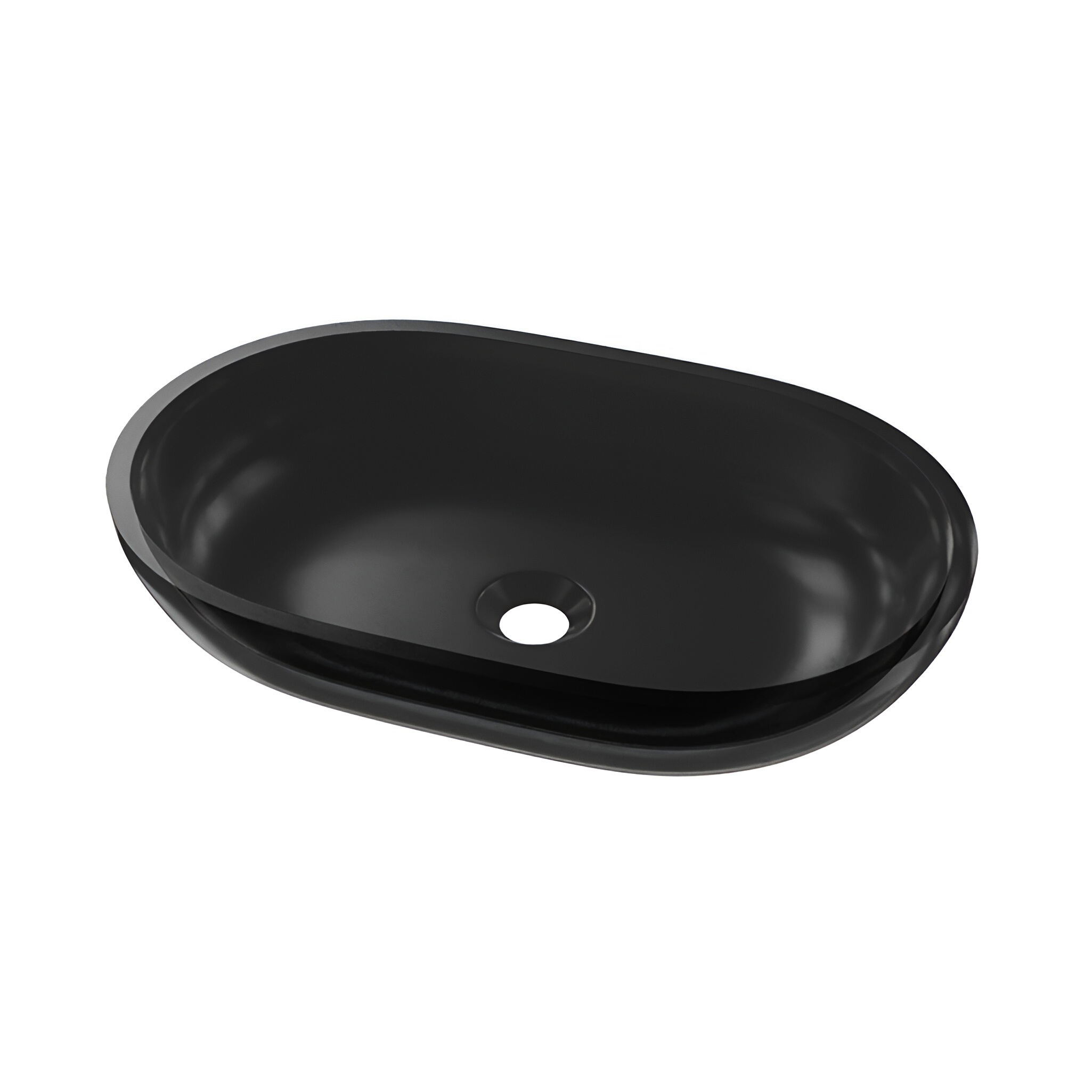 Vasque à poser Hera – noir mat