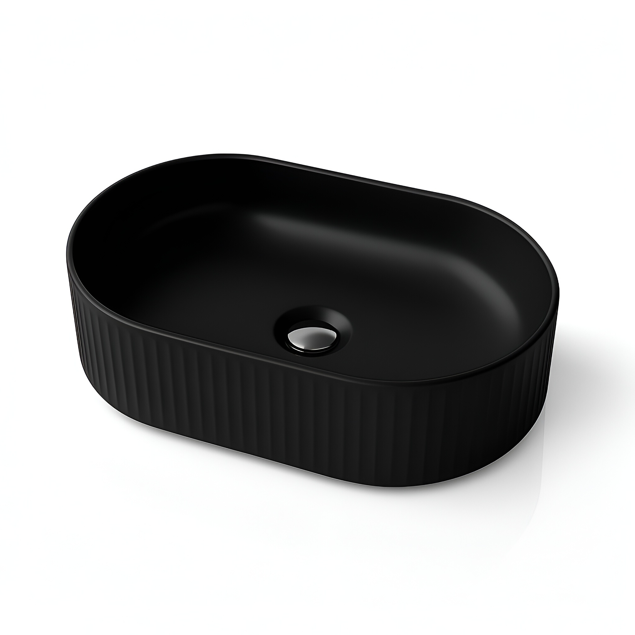 Vasque Ilus noir mat à fines lamelles