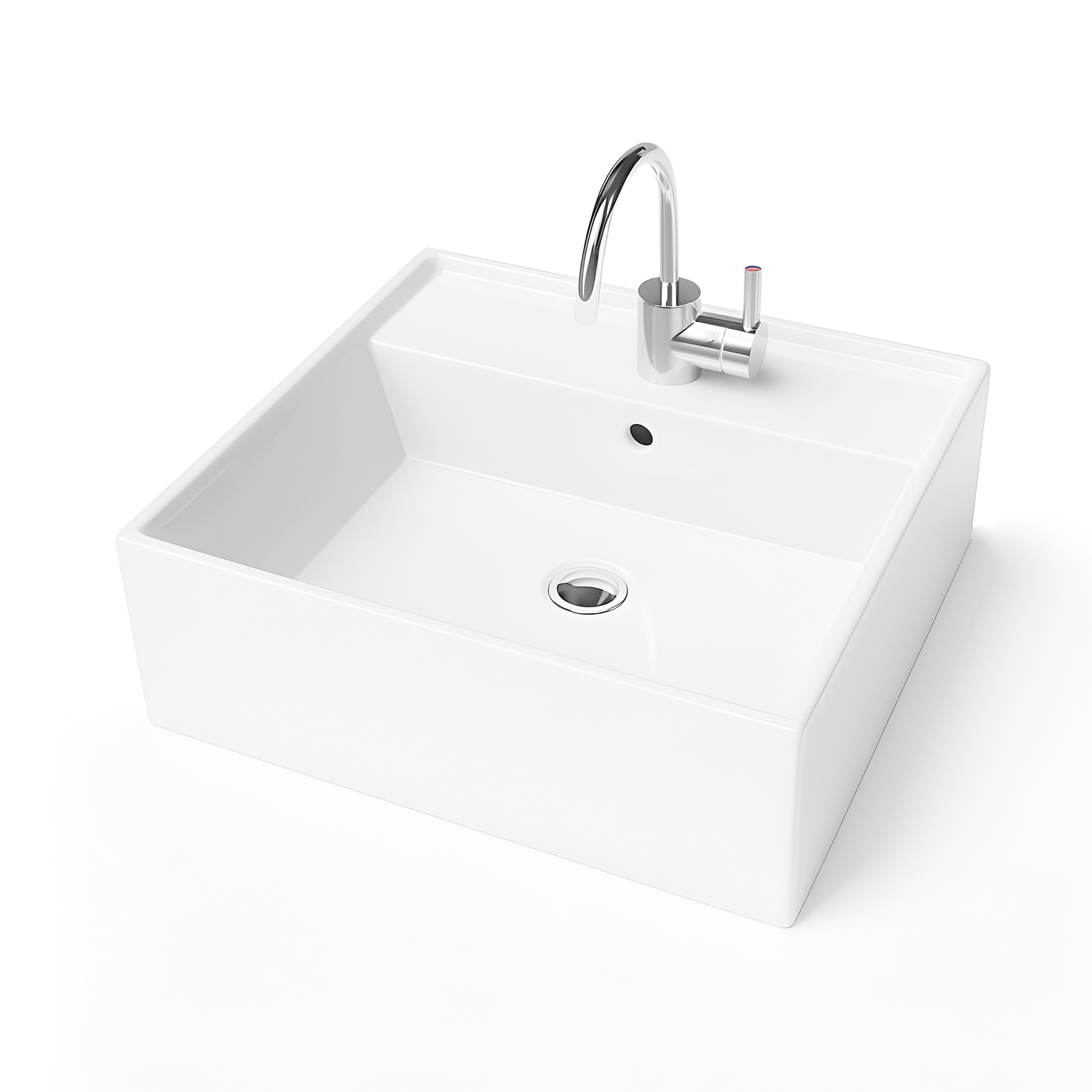 Vasque La Gromera blanc brillant avec trop-plein