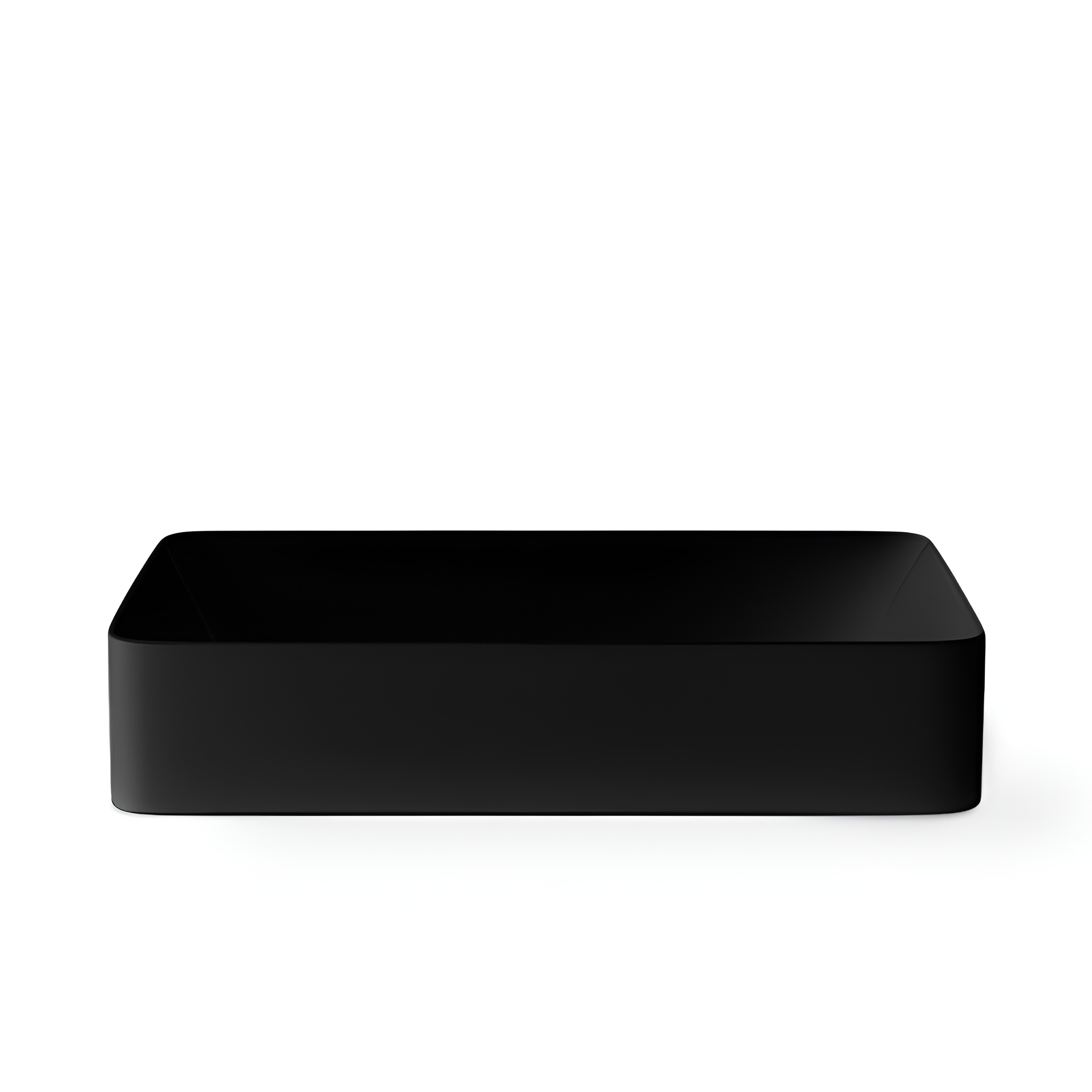 Vasque à poser Pasana Black noir mat, forme rectangulaire