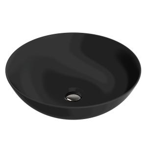 Vasque à poser ROSA BLACK – ronde, noir mat - Image principale