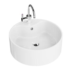 Vasque à poser TENERYFA – design rond en blanc - Image principale