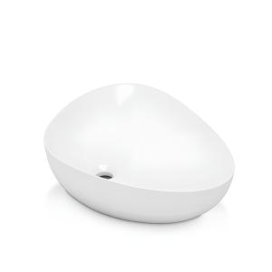 TRIANGO Vasque à poser, forme triangulaire en porcelaine - Image supplémentaire