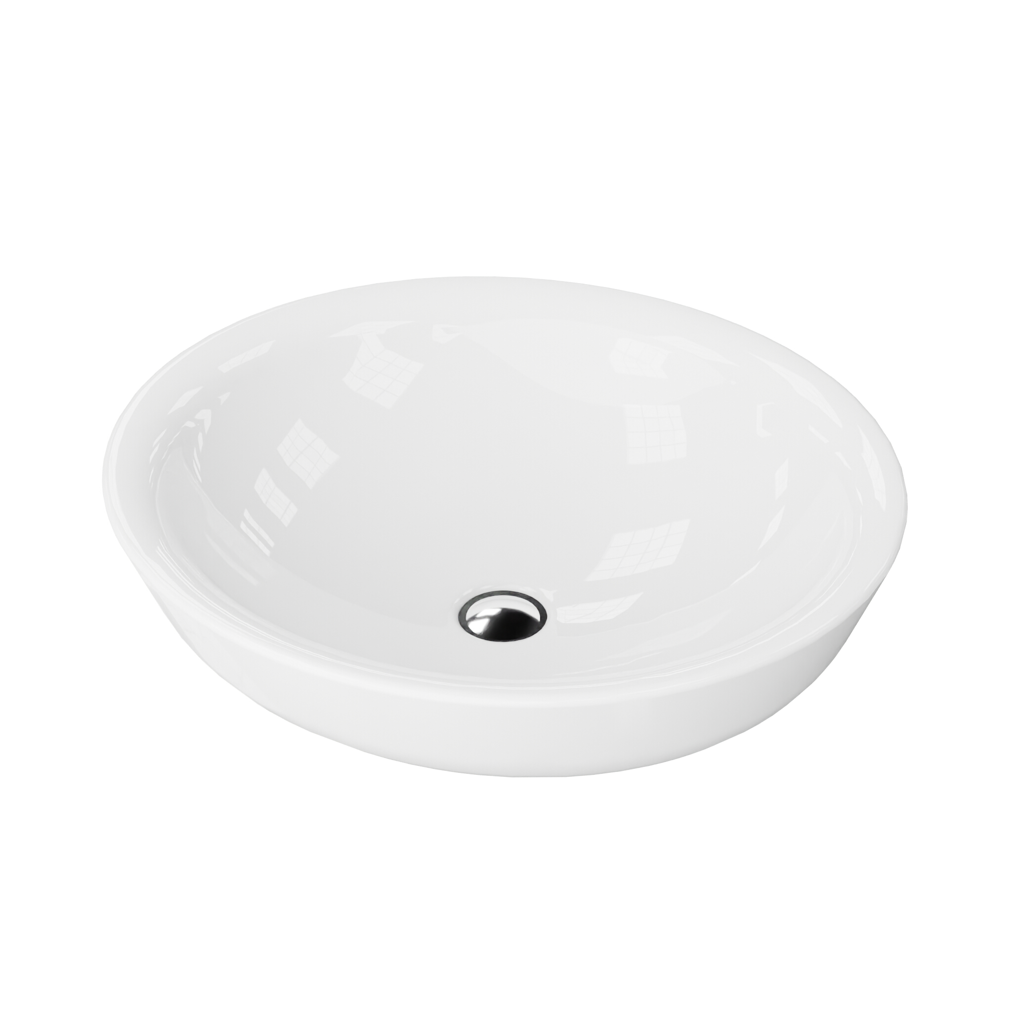 Vasque à poser Vermont – élégance ovale pour la salle de bain