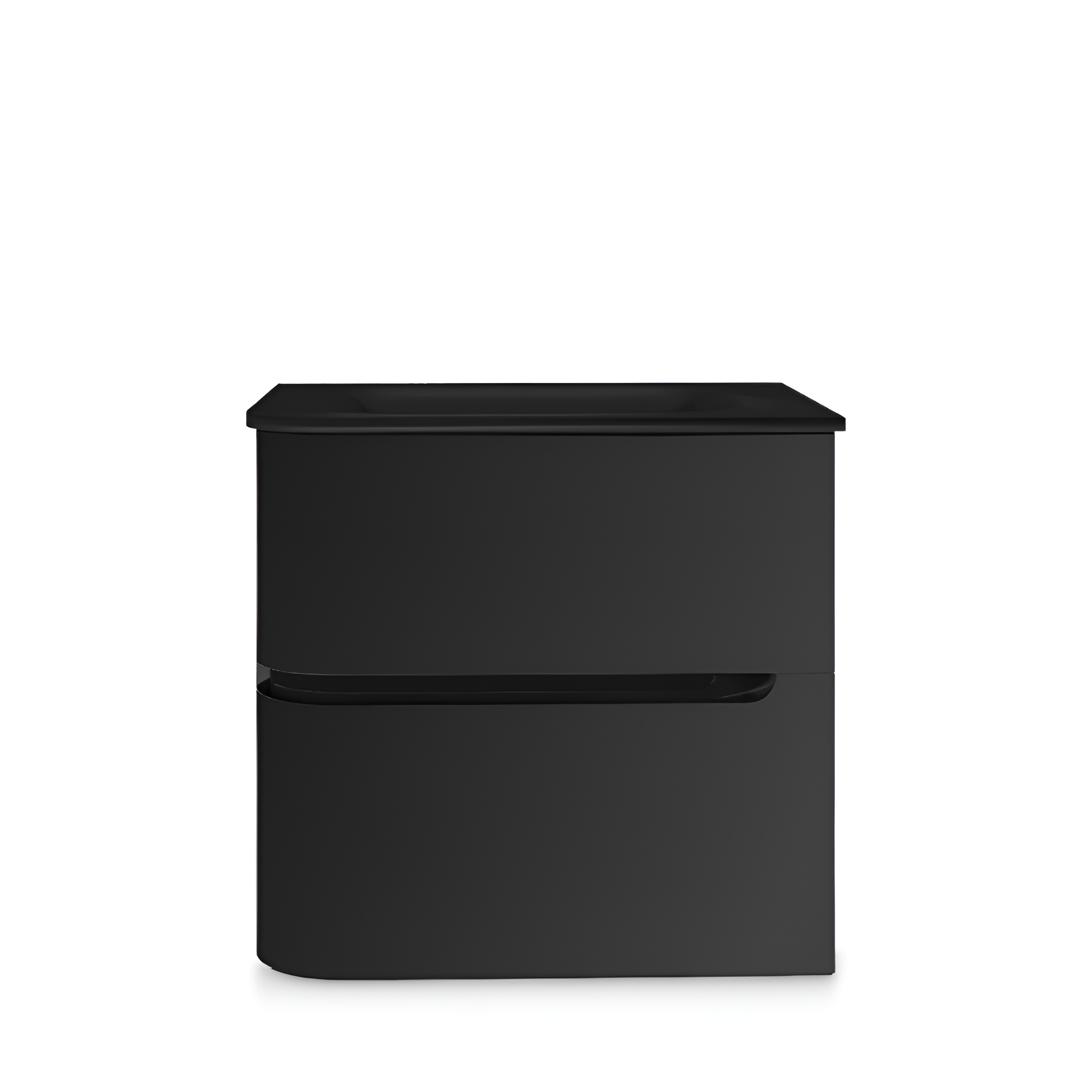 Meuble-lavabo Atlanta Black 60 noir mat, 60 cm