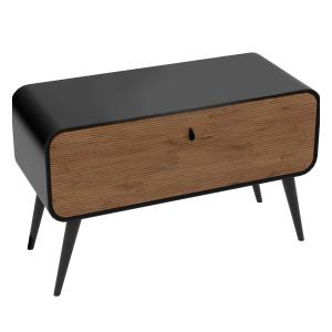 Armoire sur pied Augusta 1200 – Meuble de salle de bain aspect bois - Image principale