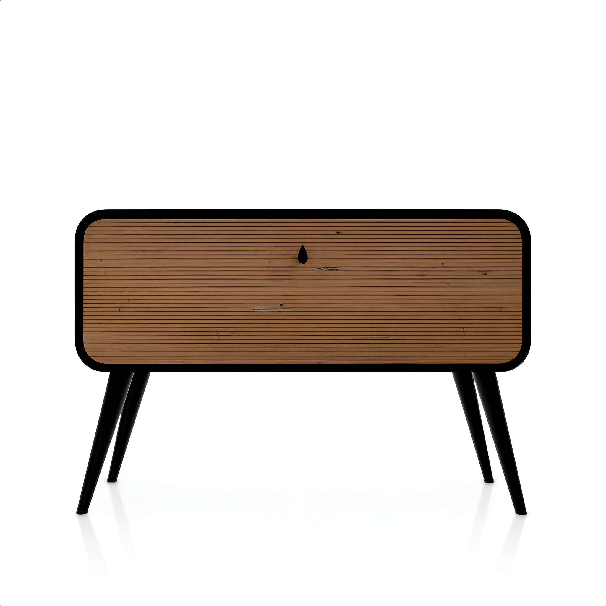 Armoire sur pied Augusta 1200 aspect bois, posée au sol