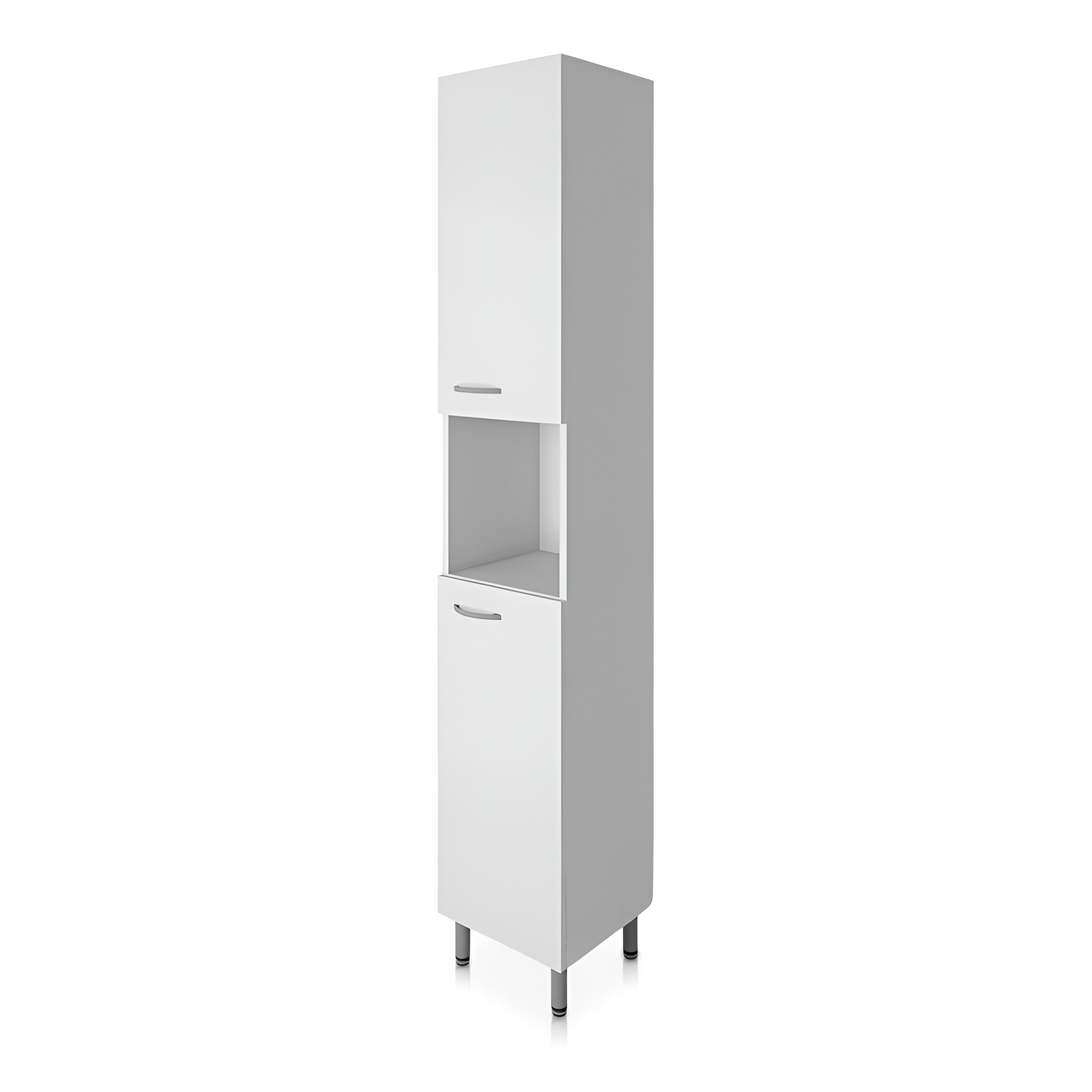 Colonne BASIC BARATO 300 blanc haute brillance, posée au sol