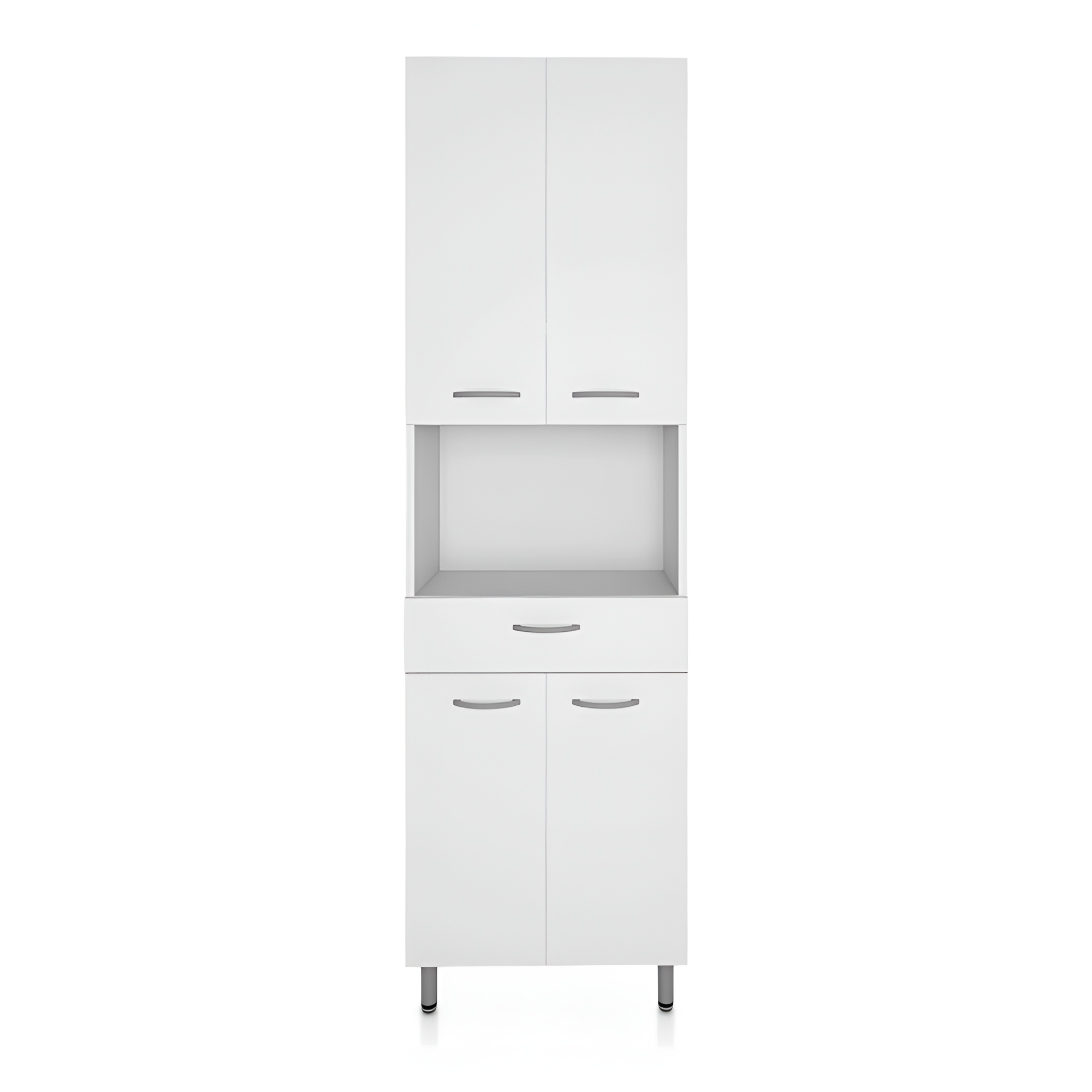 Colonne haute sur pied BASIC BARATO 500, blanc brillant