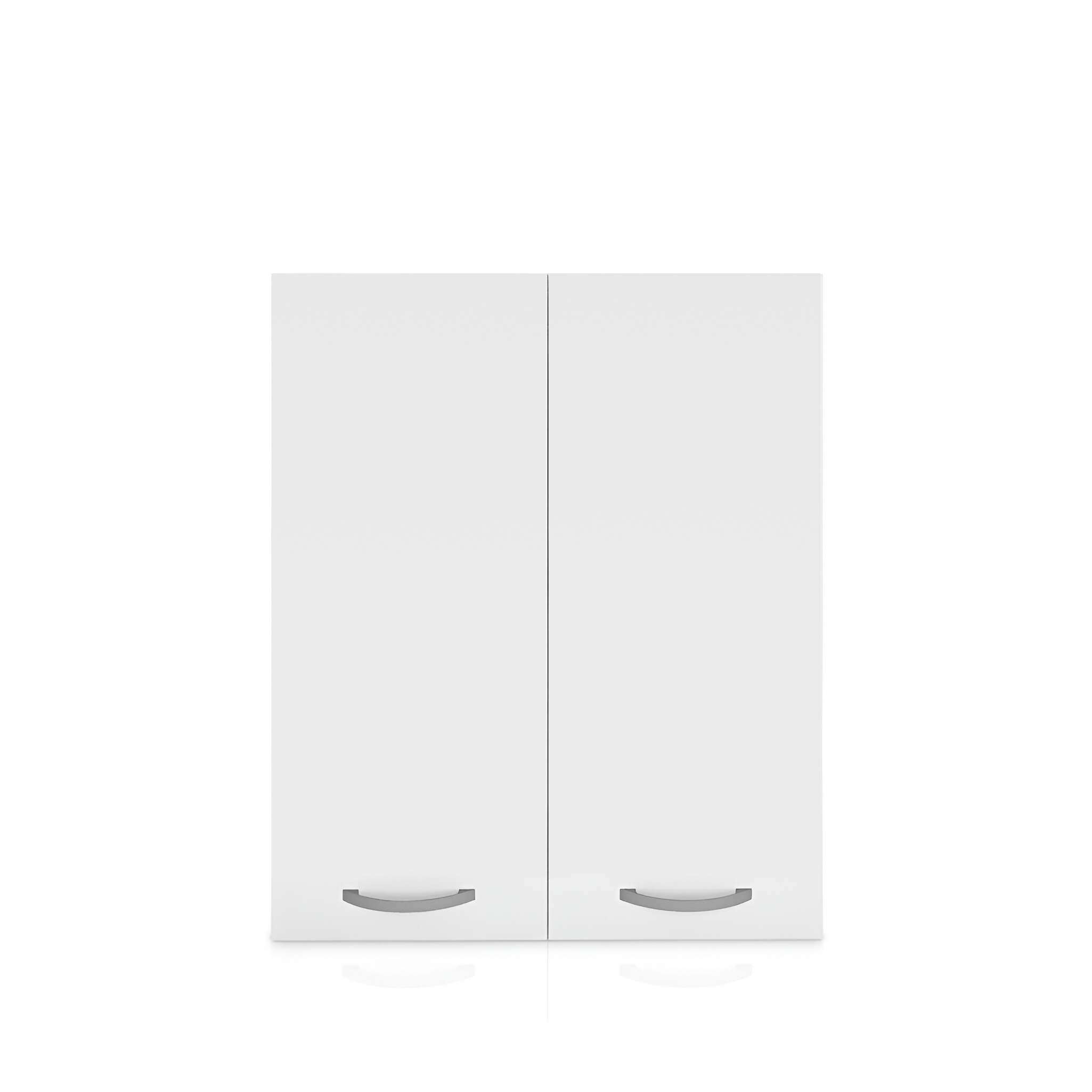 Armoire suspendue BASIC BARATO 50 en blanc haute brillance