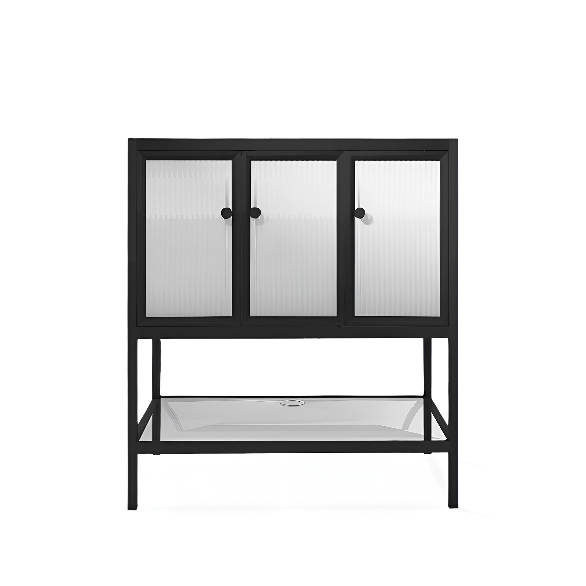 Meuble de salle de bains sur pied Dakota DSM 760, noir
