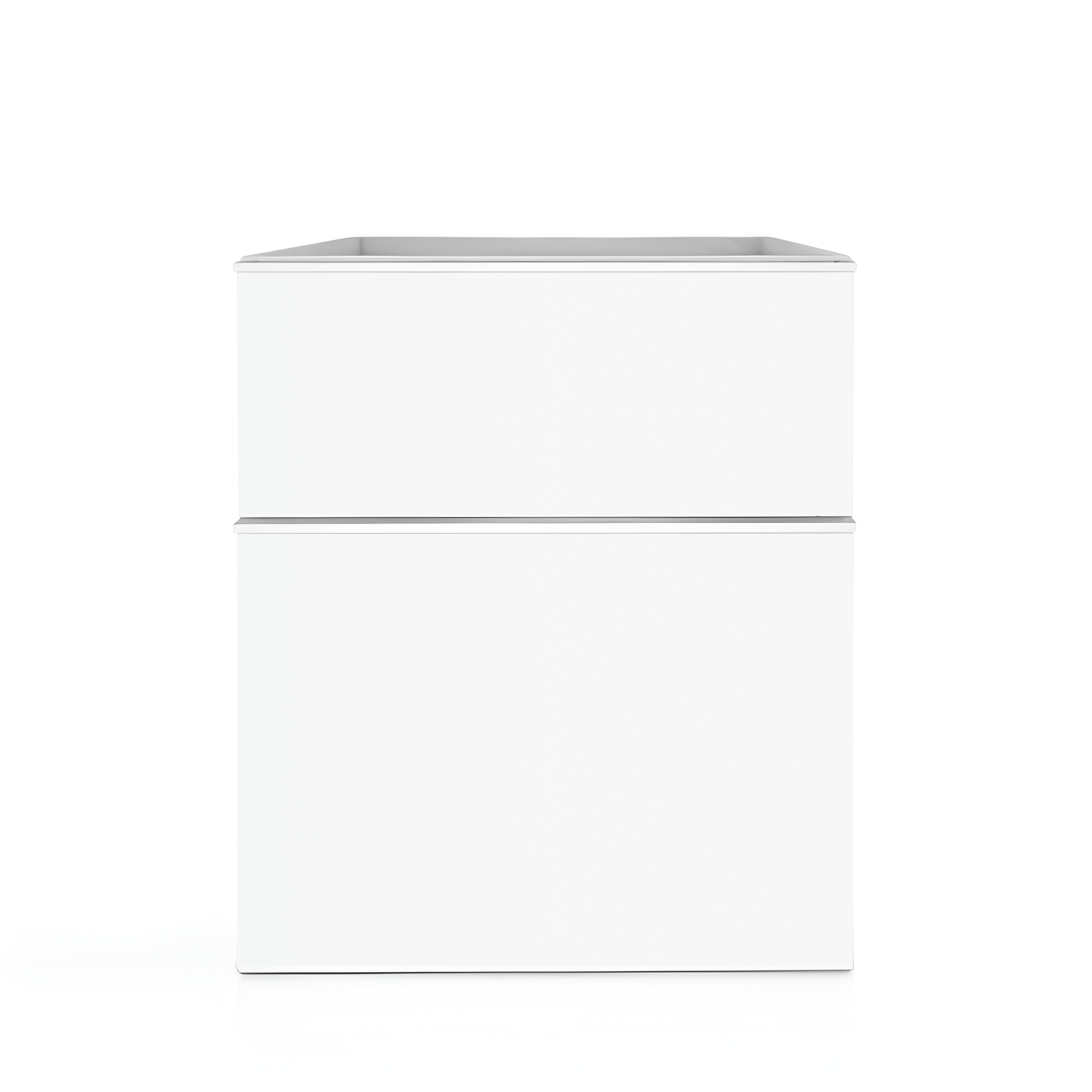 Meuble de salle de bains suspendu Dallas 600, blanc brillant