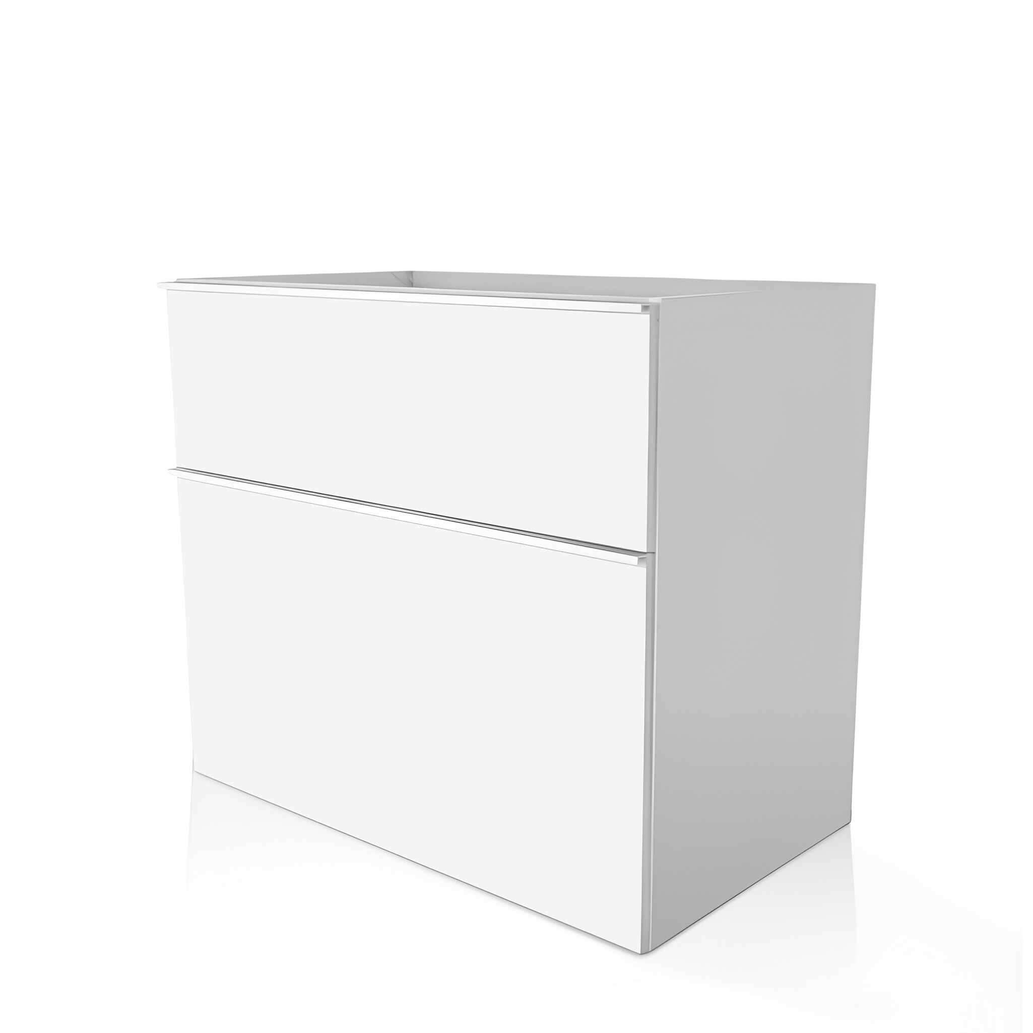 Dallas White 800, meuble de salle de bains blanc brillant