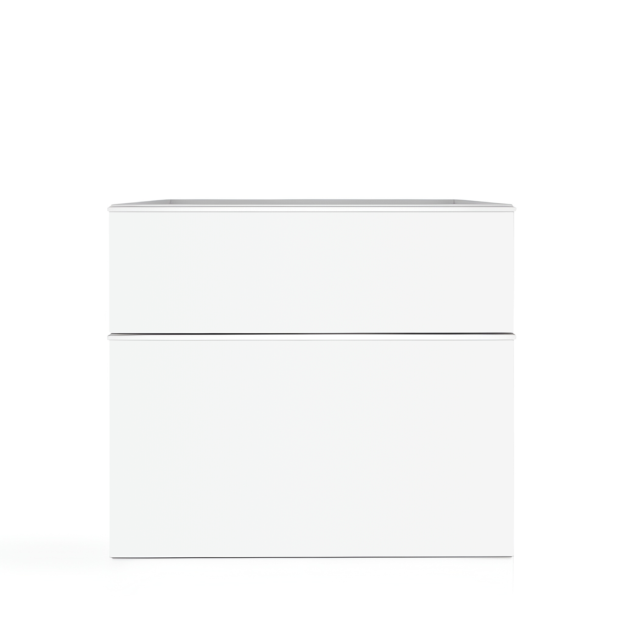 Meuble de salle de bains suspendu Dallas White 800, blanc brillant