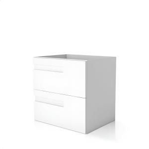 FLORYDA Meuble haut 500 mm – Blanc brillant avec gorge de préhension fraisée - Image supplémentaire
