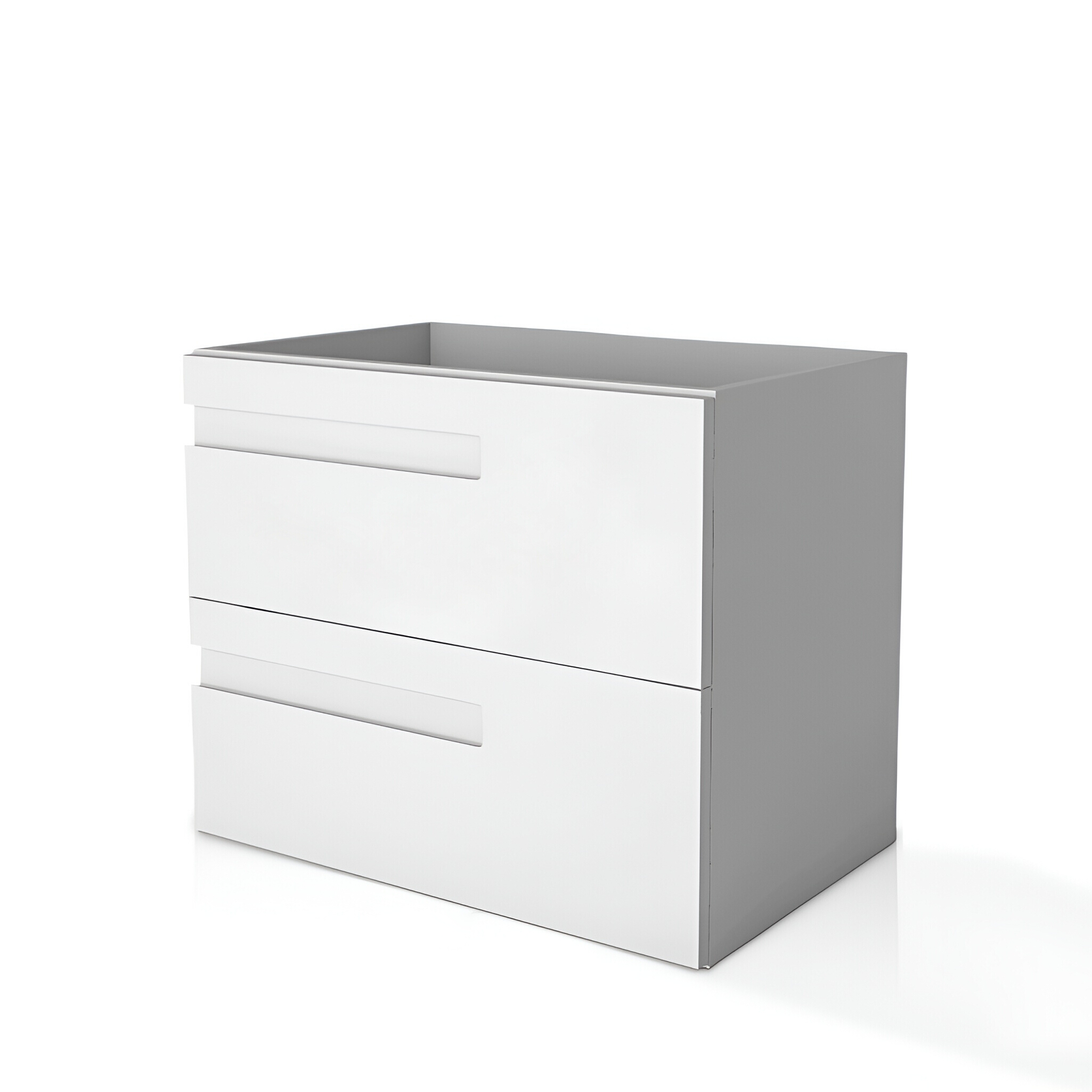 Meuble sous-vasque FLORYDA 60 cm suspendu, blanc brillant