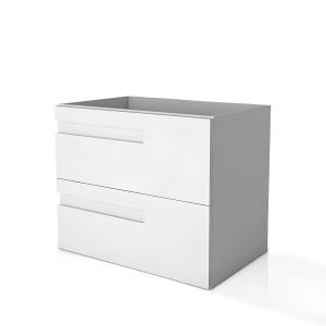 Meuble sous-vasque suspendu FLORYDA 60 cm – Blanc brillant, fermeture Soft-Close - Image supplémentaire