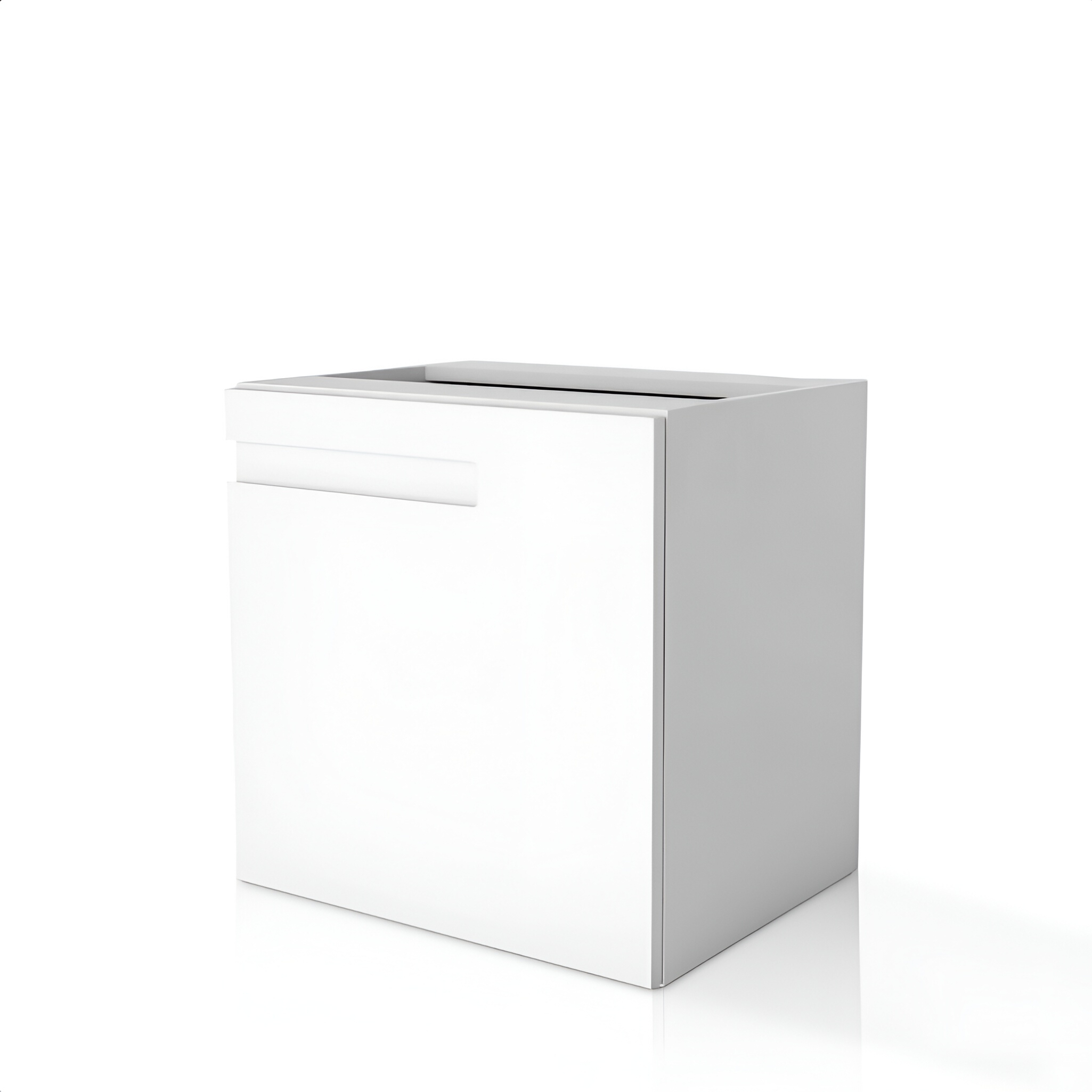 Cargo FLORYDA 500 blanc brillant à fermeture amortie
