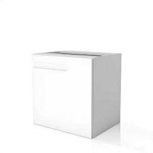 Meuble suspendu Cargo coulissant FLORYDA 500, blanc brillant, extraction totale et fermeture amortie Soft-Close - Image supplémentaire