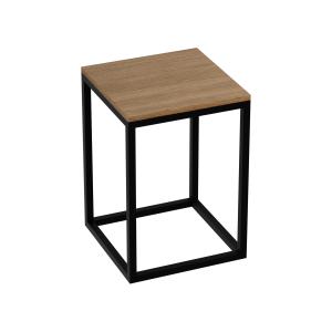 Armoire de salle de bain sur pieds Freja 350 aspect bois avec piètement en métal - Image principale